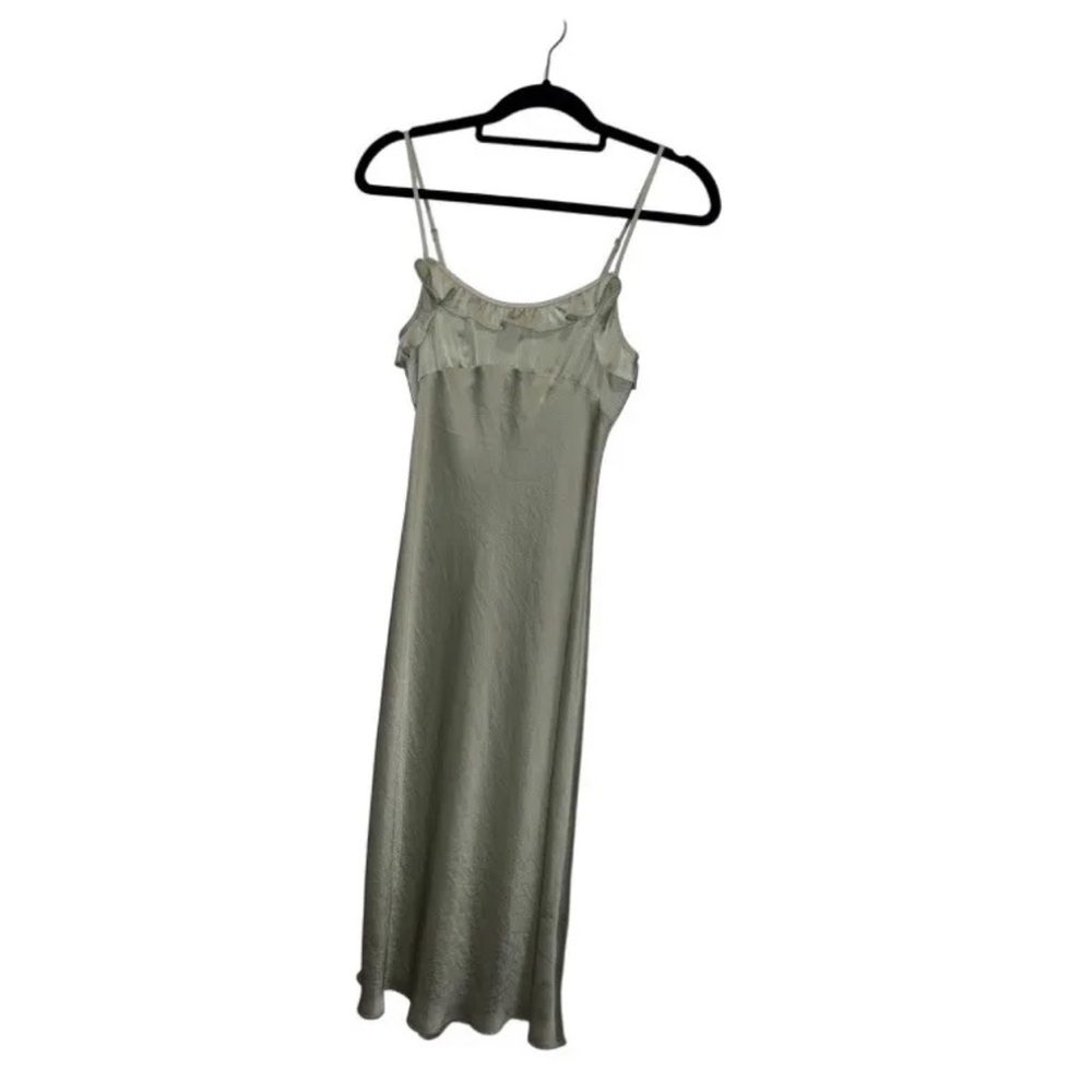 Aritzia Wilfred Silk Green MIDI